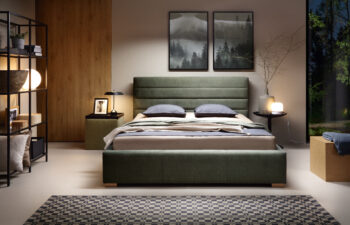 Łóżko tapicerowane Sylvi 140×200
