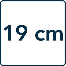 Wysokość materaca 19 cm