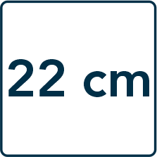 Wysokość materaca 22 cm